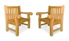 Teak Hyde Park Chair Pair Set