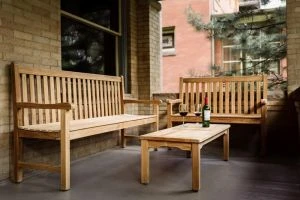 Teak Block Island Bench Customer Photo - Goldenteak