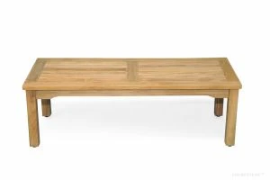 Teak Mission Coffee Table Large