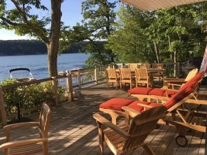 Adirondacks, Chaise Lounges, Teak Dining - Goldenteak Customer Photo