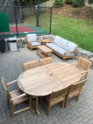 Teak Patio and Deep Seating Set - Goldenteak Customer Photo