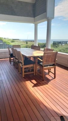 Teak Patio Dining Set for 12 - Customer Photo-FPCC