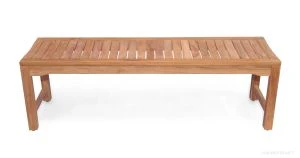 Teak Backless Bench Rosemont 5ft |  Premium Teak