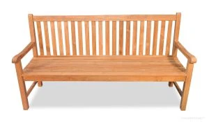 Teak Bench Block Island, 6 ft