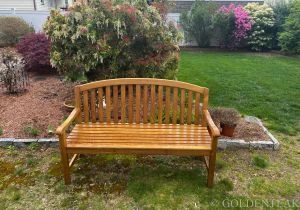 Teak Aquinah Bench 5 ft - Customer Photo Goldenteak