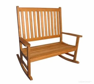 Double Carolina Rocker, or Rocking Bench - Premium Teak