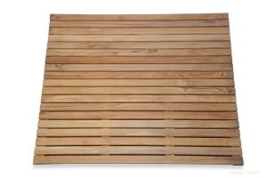 Teak Bath Mat 26 in x 26 in