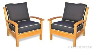 Deep Seating Club Chair Pair