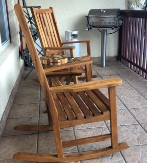 Teak Rocking Chairs, Teak End Grain Cutting Boards