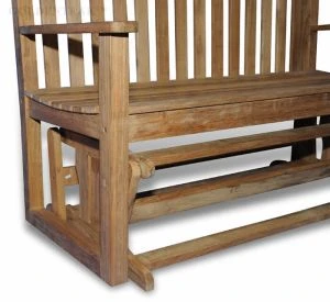 Teak Glider Bench 4.5 ft |  Premium Teak Hampstead Collection