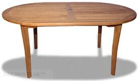 Teak Captiva Oval Table New