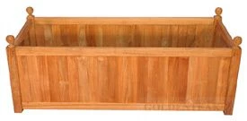 Teak Mission Planter 47 in X 23 in X 20 in