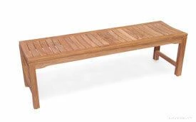 Teak Backless Bench Rosemont 5ft |  Premium Teak