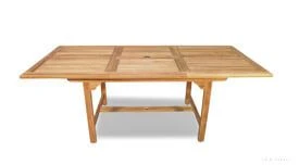 Teak Dining Rectangular Extension Table Medium - Bridgewater Collection