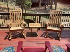 Teak Carolina Rocker - customer photo - Goldenteak