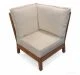 Teak Deep Seating CORNER UNIT with cushions - Belvedere Collection