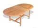 Teak Dining Table Oval Extension 102M - Jupiter Collection