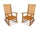 Teak Outdoor Rocking Chair PAIR ,  Carolina Collection