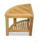 Teak Corner Shower Stool, or Corner Table 20X20X18H