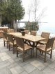 Versatile Teak Outdoor Dining Set - Customer Photo